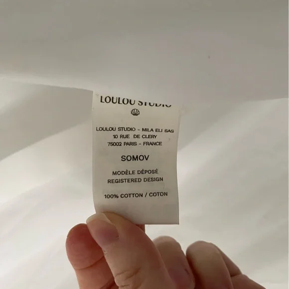 Loulou Studio Short Sleeve Shirt Dress - Picture 6 of 6